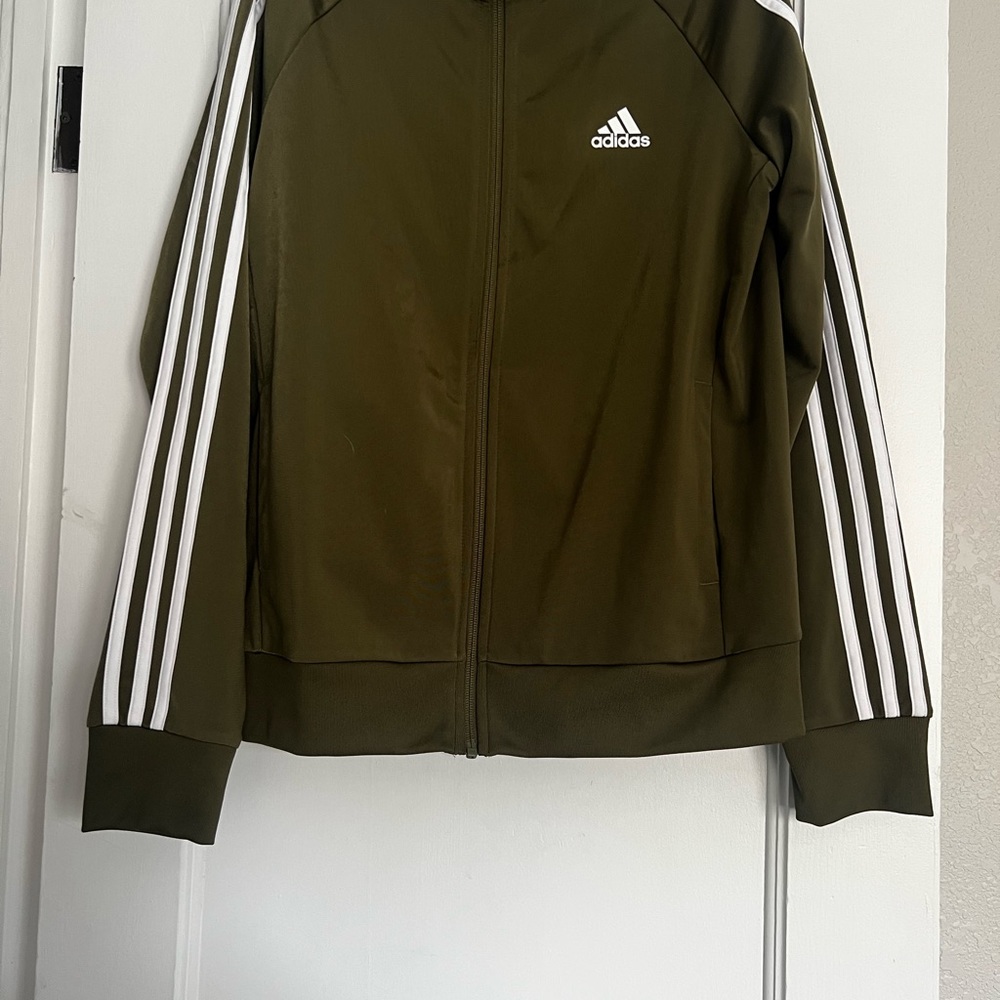 Size Medium Women’s Adidas Green Track Jacket